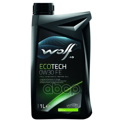 Wolf Масло Моторное Ecotech 0w30 Fe 1l Bmw Longlife-01, Mb 229.3, Vw 502.00, Vw 505.00, Acea A3/B4-12, Api Sm/Cf