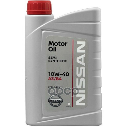 NISSAN Ke90099932r_масло Моторное 10w40 (1l) Eu! Motor Oil Nissan Api Sl/Cf