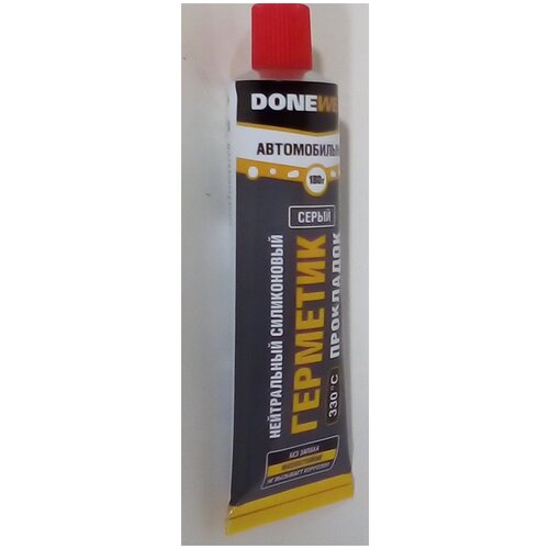 DONEWELL DGT-215 Герметик прокладка DONEWELL силиконовый нейтральный высокотемпературный, серый 180 гр 1шт