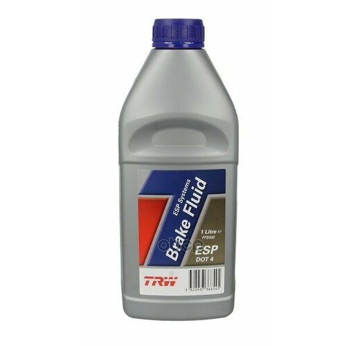 Жидкость Тормозная Trw Brake Fluid Dot4 Esp 1 Л Pfb440se Universal 1,0L Dot 4 Esp TRW арт. PFB440SE