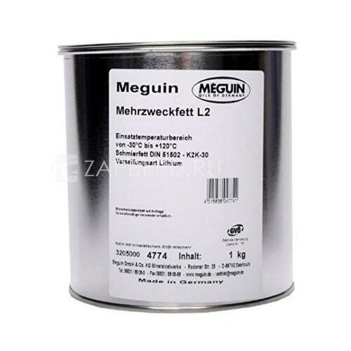 MEGUIN 4774 Универс. смазка Mehrzweckfett L2 (1кг)