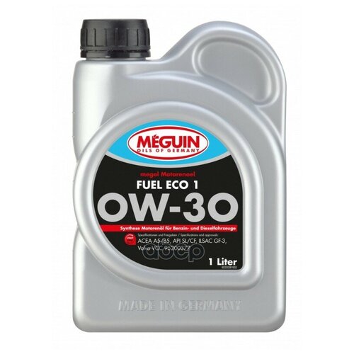 MEGUIN НС-синт. мот.масло Megol Motorenoel Fuel Eco 1 0W-30 CF-4/SL A5/B5 GF-3 (1л) 1шт
