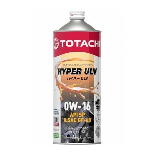 Totachi Hyper Ulv Synthetic Sp/Gf-6b 0w-16 1л TOTACHI арт. E0001