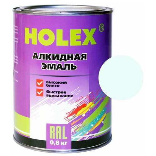 Автоэмаль Holex 201 Белая 0,8 Кг Алкидная Holex арт. HAS-59007