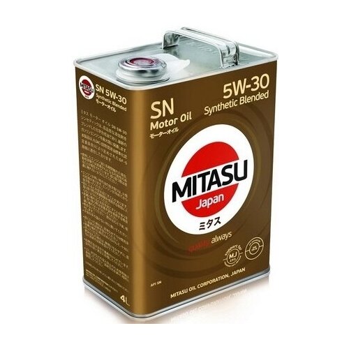 Mitasu Mitasu Motor Oil 5w-30 Sn/Gf-5 4л П/С Арт.Mj-120/4 Шт