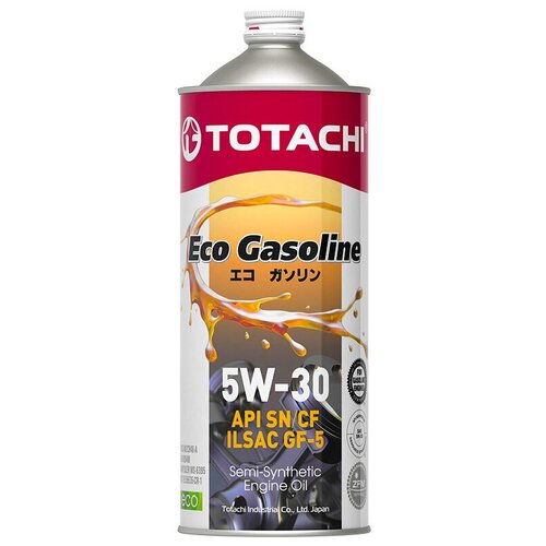 Масло моторное Totachi Eco Gasoline 5W-30 1л п/синт. API SM/CF