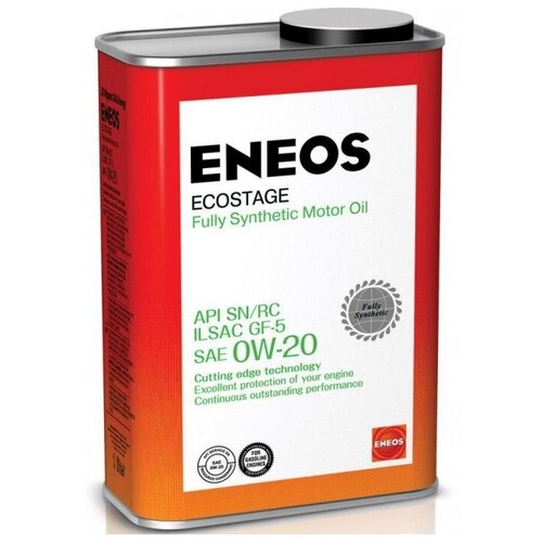 ENEOS Масло Моторное Eneos Ecostage 0w-20 Sn Синтетическое 1 Л