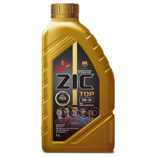 Zic Масло Zic 5/30 Top Api Sl Acea A3/B4 Синтетическое 1 Л