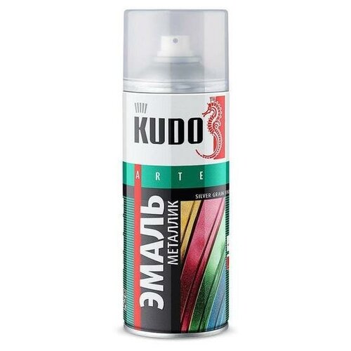 Эмаль универсальная металлик зелёная KUDO KU-1054