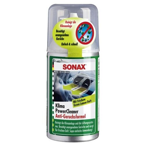 Очиститель кондиционера SONAX Clima Clean Green Lemon 0.1 л баллончик 1 шт.
