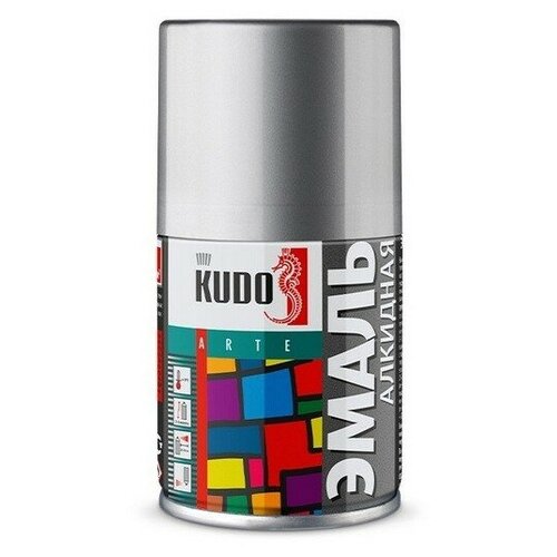 KUDO 1002.2 RAL-9005 Эмаль универсальная черная глянцевая 140мл KU10022 KUDO