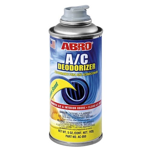Abro Очиститель-дезодорант кондиционеров (Лимон) (142 мл)