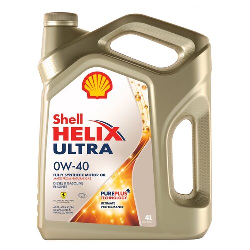 Моторное масло SHELL HELIX ULTRA 0W-40 API SP 4L