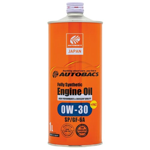 AUTOBACS Масло Моторное Autobacs Engine Oil 0w-30 Синтетическое 1 Л A00032233