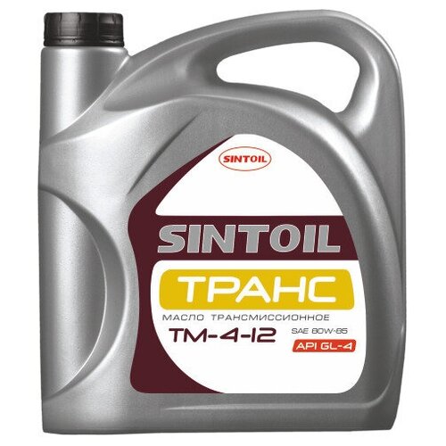 Масло Sintoil/Sintec трансмиссионное ТМ-4-12 80W85 GL-4 4 литра