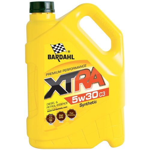 Синтетическое моторное масло Bardahl XTRA C3 5W-30, 5 л