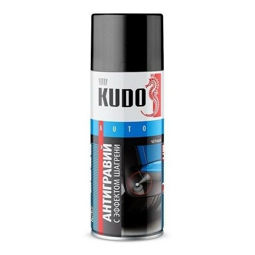 KUDO 5225 Антигравий черный с эффектом шагрени 520мл KU5225 KUDO