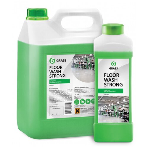 GRASS Floor wash strong. Щелочное средство концентра для особо сильных загрязнений. Для мытья пола. 5,6 л.