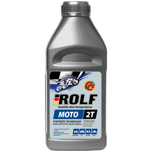 Моторное масло ROLF MOTO 2T Полусинтетическое 0,5 л