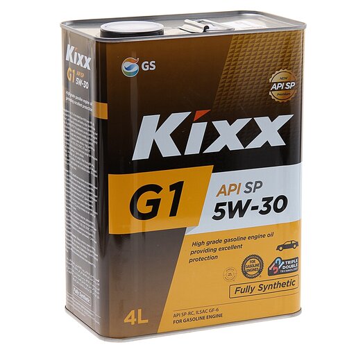 Синтетическое моторное масло Kixx G1 SP 5W-30, 4 л