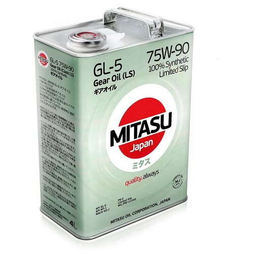 Масло трансмиссионное синтетическое MITASU LSD 75W90 4л.