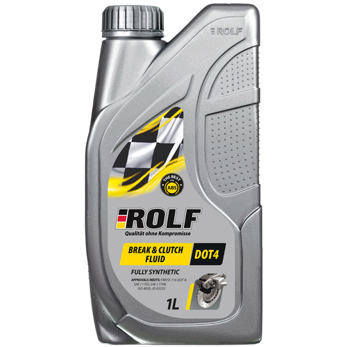 Тормозная жидкость ROLF Break & Clutch Fluid DOT 4, 1 л