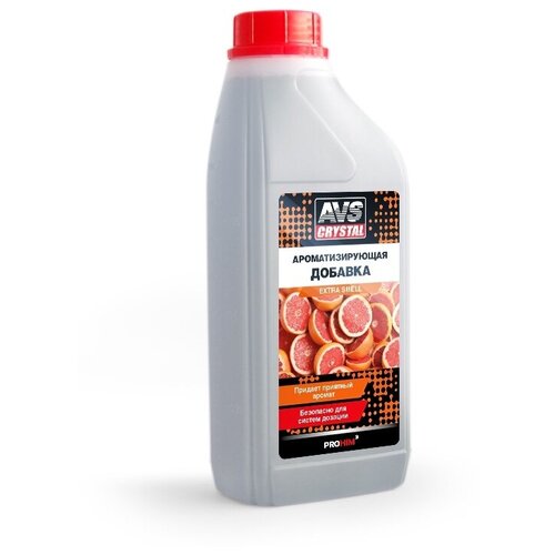 Жидкая ароматизирующая добавка для автошампуня AVS "Extra Smell" Грейпфрукт, 1 л AVK-724