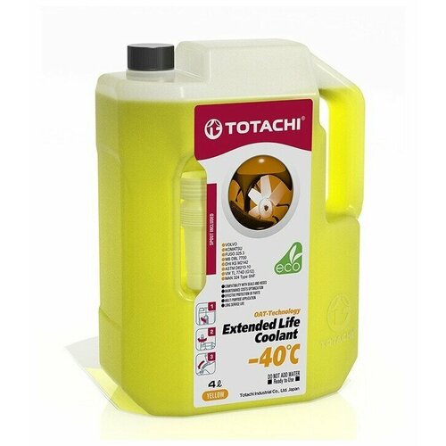 Антифриз ELC Yellow -40C желтый (4л) Totachi 43704