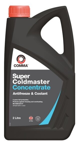 Comma Super Coldmaster - Antifreeze (1l)_антифриз! Синий, Концентрат Bs 6580-2010. COMMA арт. SCA1L