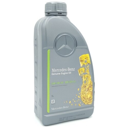 Mercedes A000 989 76 02 11 BLER Масло моторное синтетическое "Genuine 5W-30", 1л