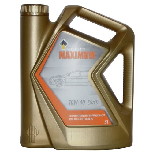 моторное масло (PVL Pre) Rosneft Maximum 10W-40 полусинтетическое 5л (SG/CD)