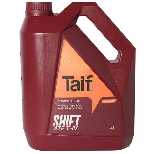 Трансмиссионное масло TAIF SHIFT ATF TYPE T-IV 4л