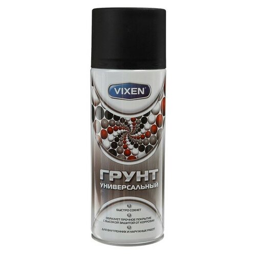 Vixen Грунт универсальный VIXEN черный, аэрозоль, 520 мл
