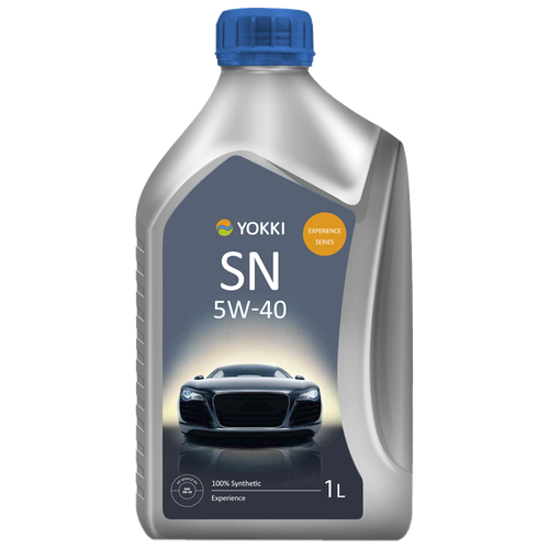 Масло моторное YOKKI SAE 5W-40 Experience API SN/CF, синтетическое, 1л