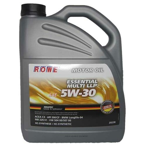 Моторное масло ROWE ESSENTIAL MULTI LLP SAE 5W-30 1л