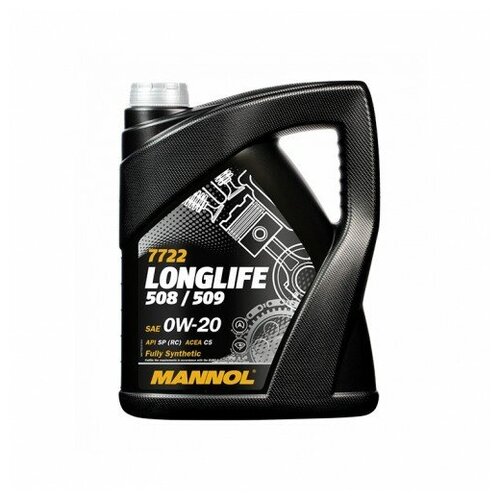 MANNOL Longlife 508/509 0W-20 7722 Моторное масло, 5 л