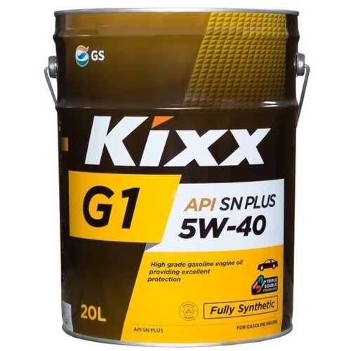 Масло моторное KIXX G1 Plus 5W-40 SN синтетическое 20 л (L2102P20E1)