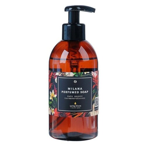 Жидкое мыло Milana Spring Bloom, парфюмированное, с дозатором, 300 мл./В упаковке шт: 1