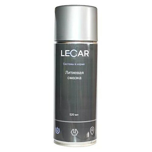 Смазка литиевая Lecar аэрозоль 520 мл ЛИ LECAR000010310 | цена за 1 шт | минимальный заказ 1