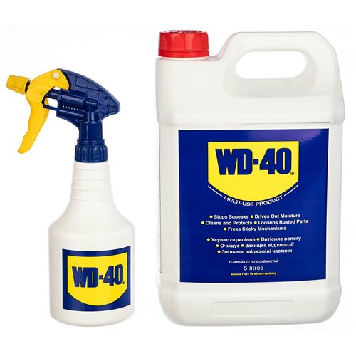 Смазка универсальная WD-40 5 литров - канистра с распылителем
