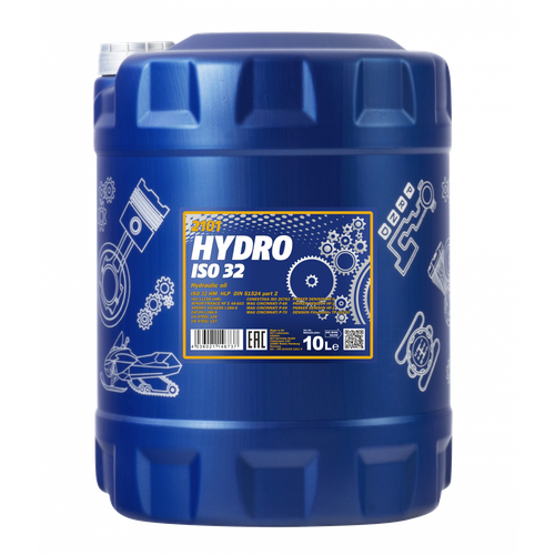 2101 Hydro ISO 32 10L, 1487, масло минеральное, Mannol