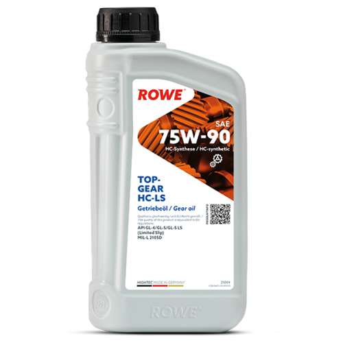 Трансмиссионное масло ROWE HIGHTEC TOPGEAR SAE 75W-90 HC-LS, 1л