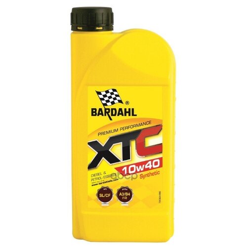10W40 XTC SN/CF 1L (полусинт. моторное масло) BARDAHL 36241 | цена за 1 шт | минимальный заказ 1