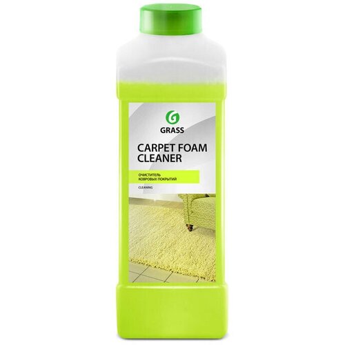 Автомобильный товар Очиститель ковровых покрытий Grass Carpet Foam Cleaner (канистра 1 л), комплект 2 шт