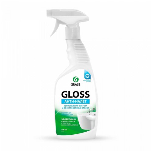 Автомобильный товар Чистящее средство для ванной комнаты Gloss (флакон 600 мл), комплект 2 шт