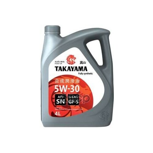 TAKAYAMA Масло Моторное Takayama Motor Oil 5w-30 4 Л 605552