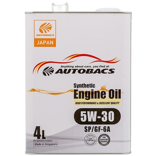 Моторное масло Autobacs 5W-30 Синтетическое 4 л