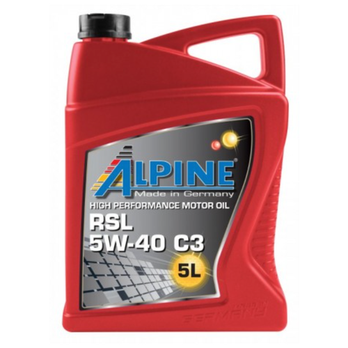 Масло моторное синтетическое Alpine RSL 5W-40 C3 канистра 5л