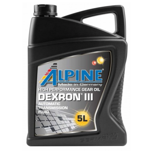 Масло трансмиссионное Alpine АTF-Dexron III канистра 5л