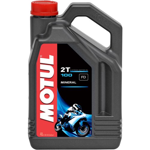 Масло Motul мототехника 2T 100 минеральное 4 л MOTUL 104025 | цена за 1 шт | минимальный заказ 1